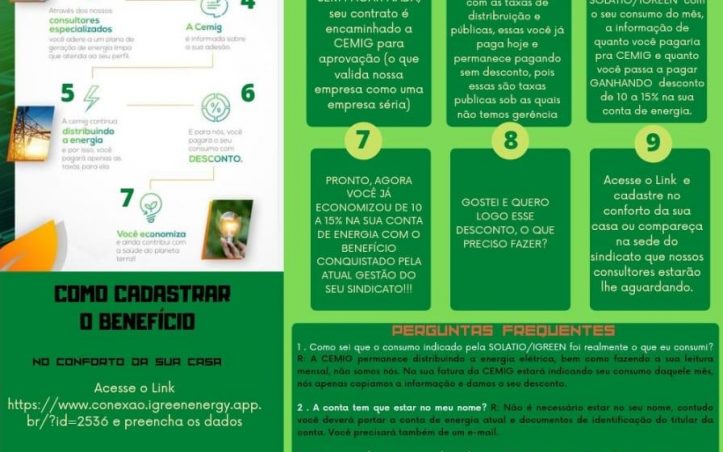 Descontos na conta energia Folder