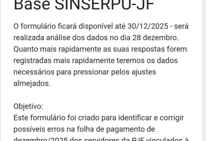 Formulário de reclamações 13 salário