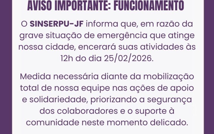 Aviso do dia