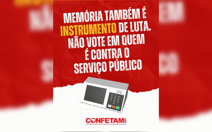 Em 4 de outubro,  não vote em quem é contra o serviço público