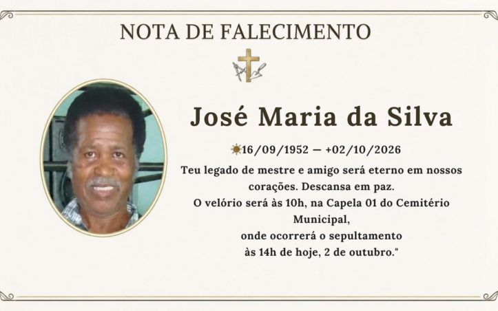 Nota de Falecimento