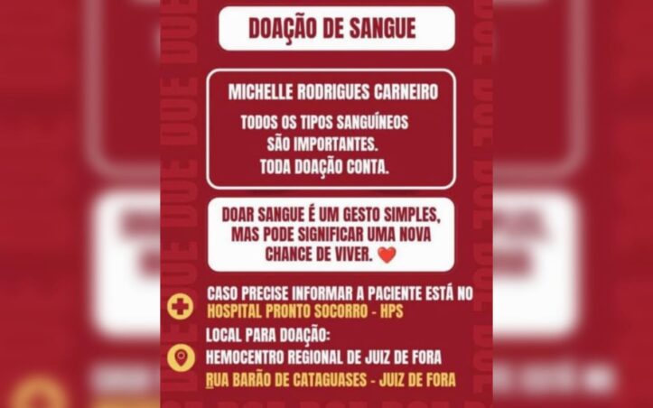 Paciente internada no HPS necessita de doação de sangue