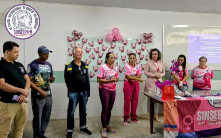 SINSERPU-JF participa de palestra sobre Outubro Rosa no HPS